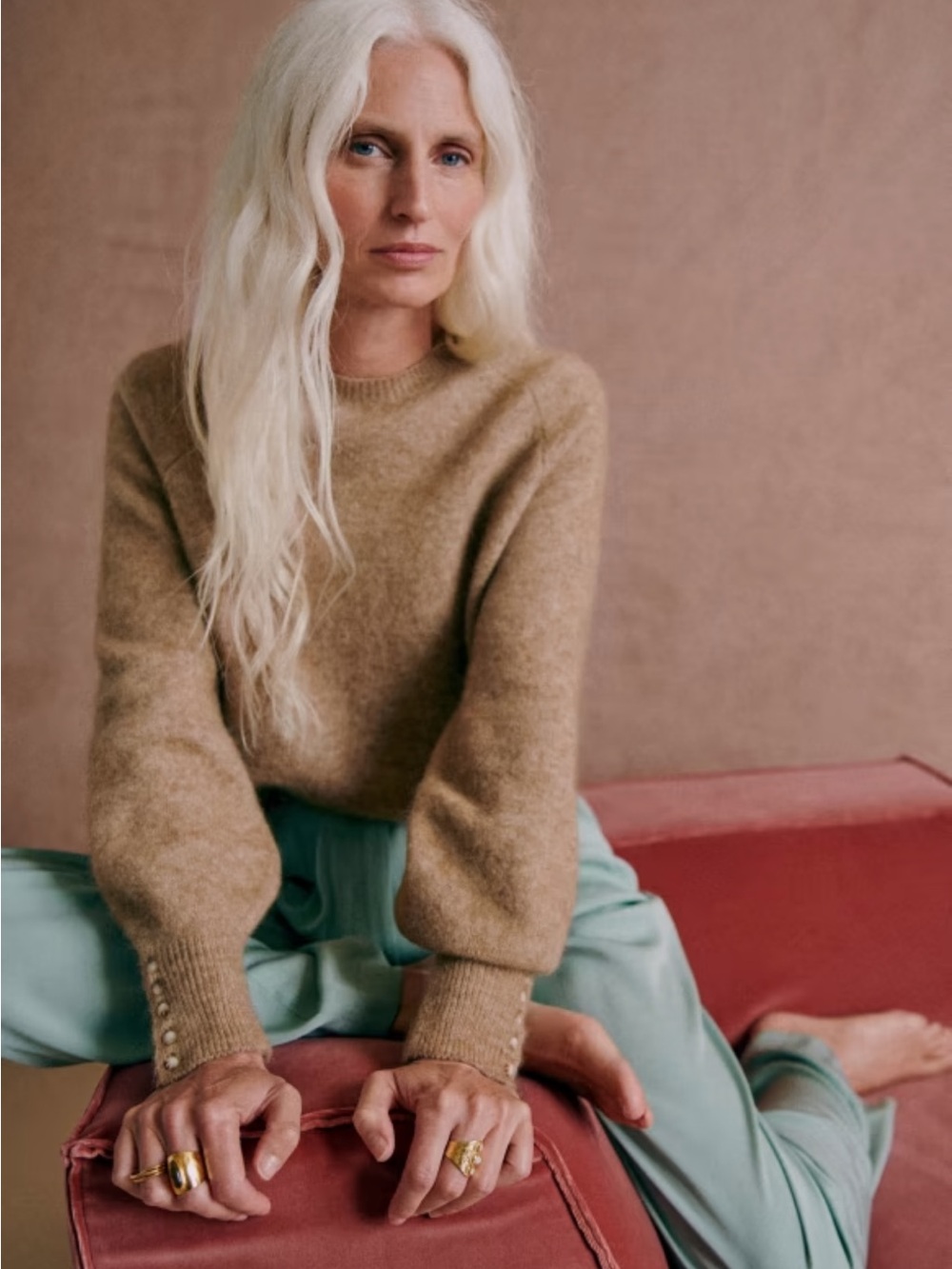 Sezane Mohair & Merino Wool Louise Jumper